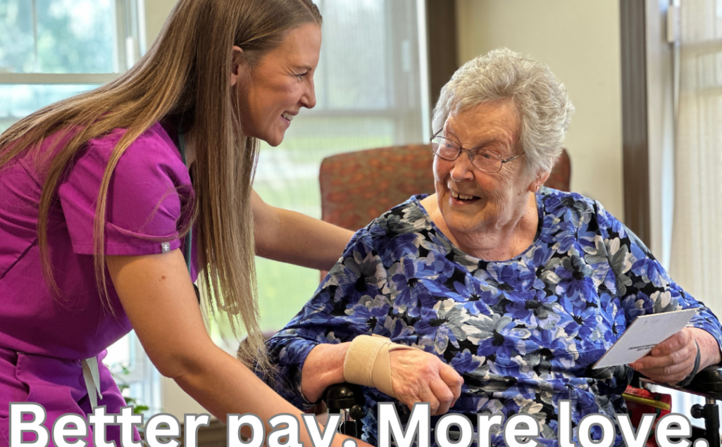 Better pay. More love.1