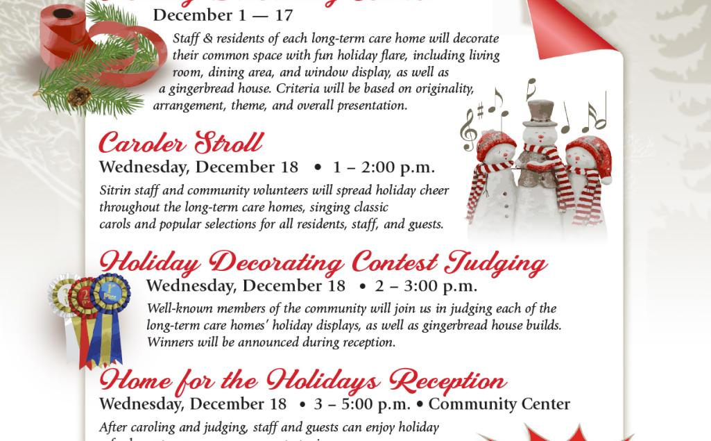 SITR Home for the Holidays Flyer