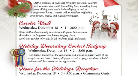 SITR Home for the Holidays Flyer