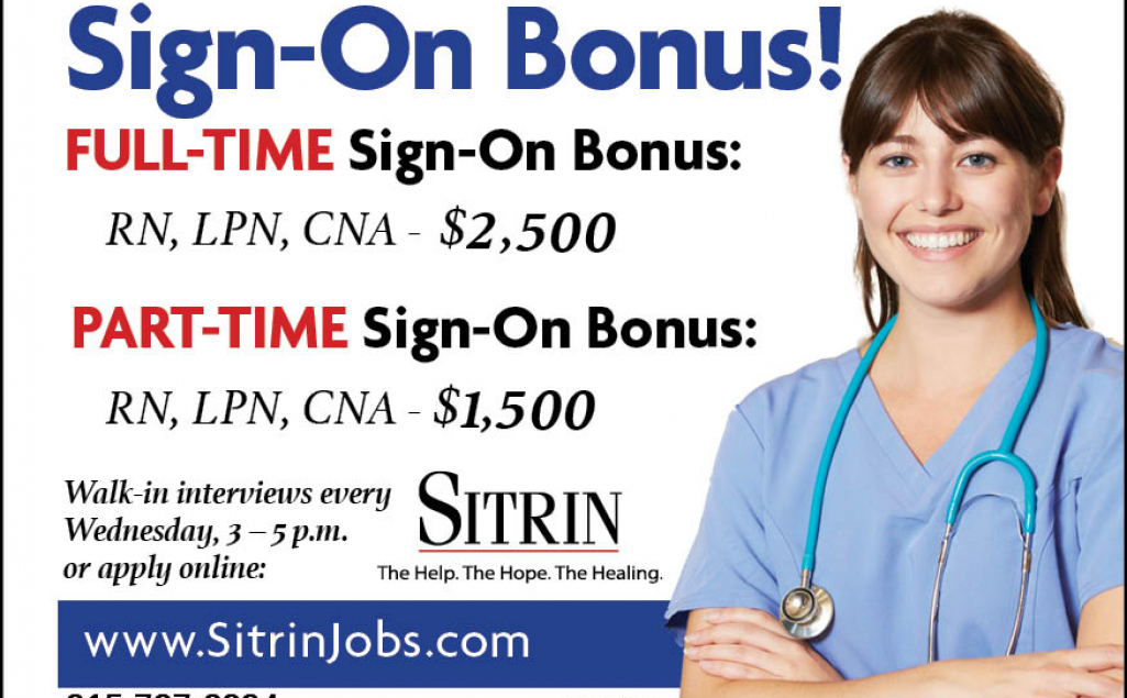 Nurse Sign On Bonus Ad2